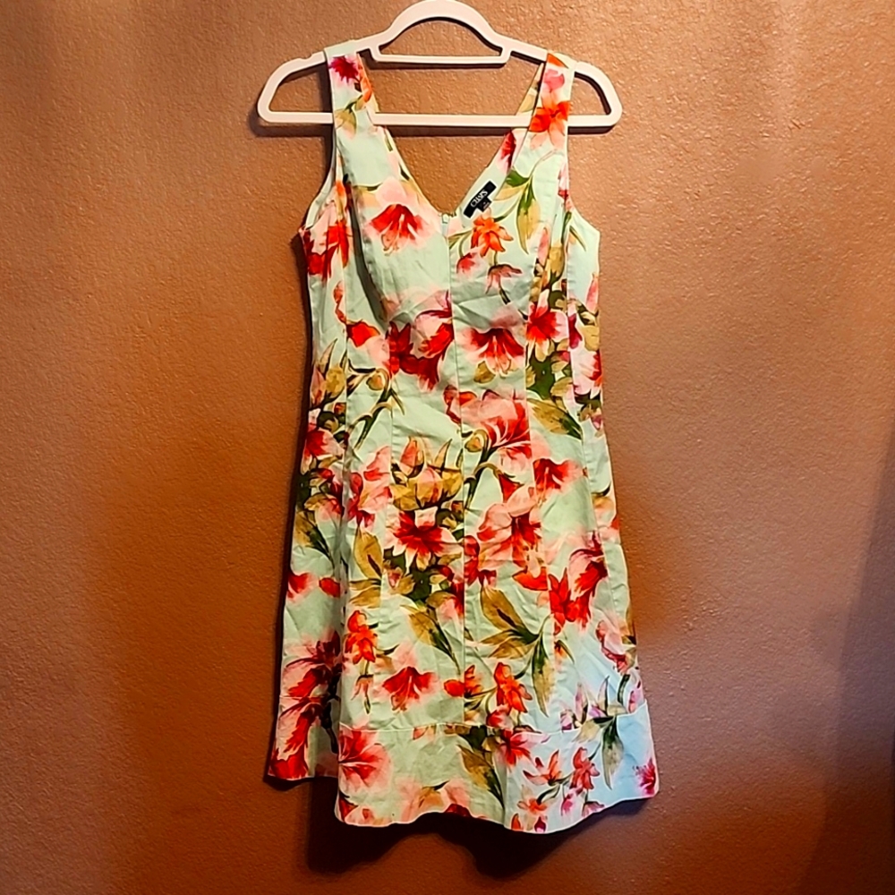 Chaps Fit and Flare Dress, size 12